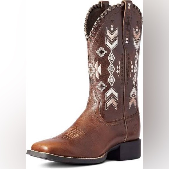 Ariat Shoes - Ariat Women’s Round Up Skyler Canyon Tan Cowboy Boots